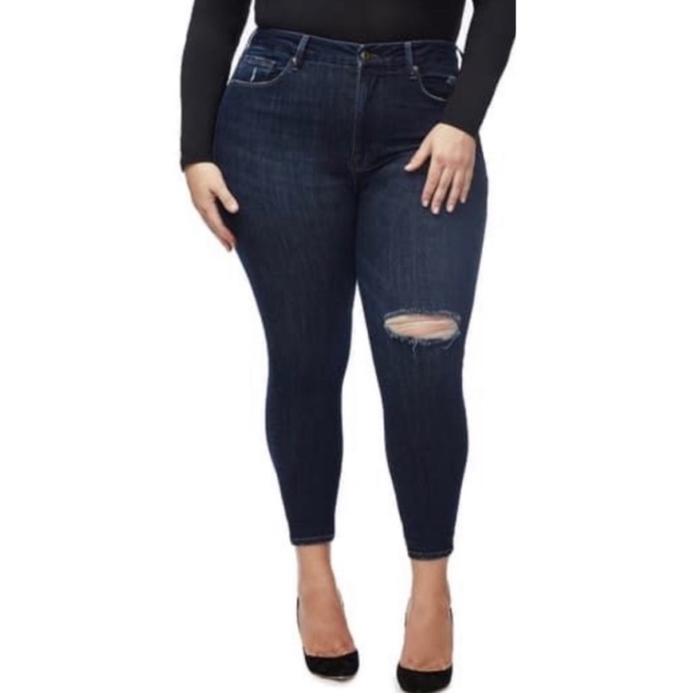 Good American Good Legs Skinny Crop Jeans